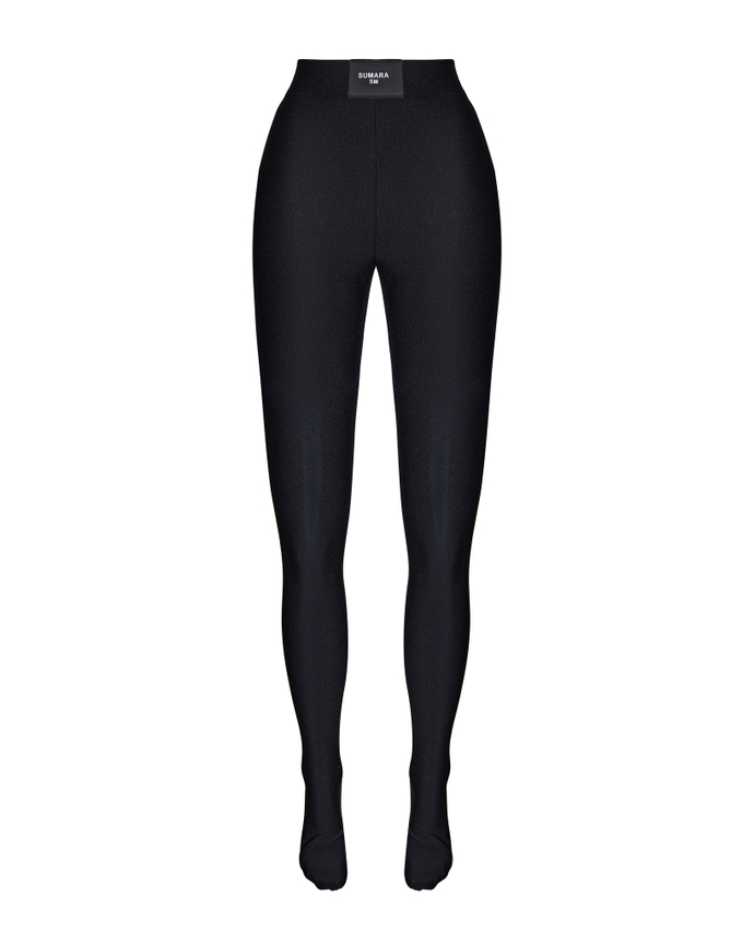 Лосины с закрытым мысом из бифлекса shine