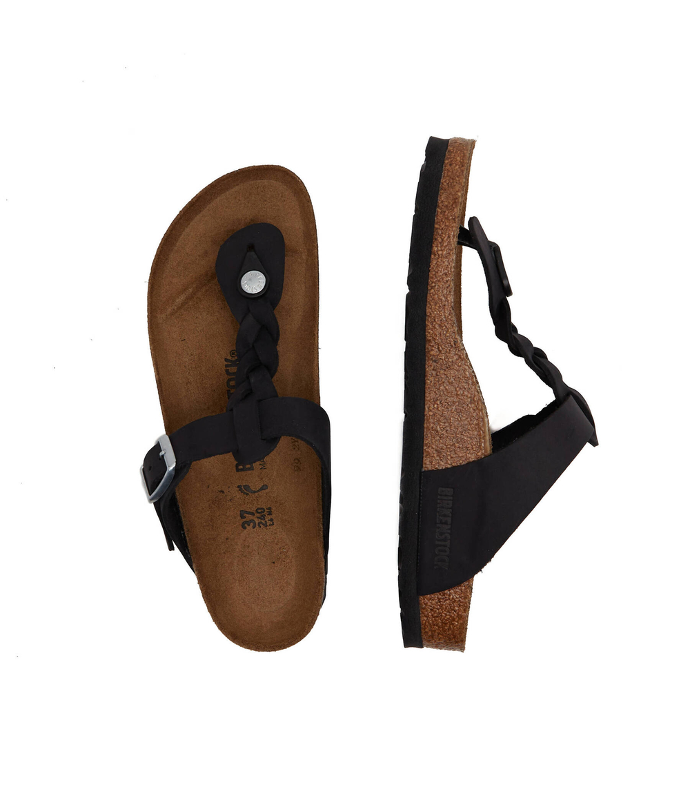 Кожаные вьетнамки Gizeh Braided LEOI Birkenstock - коричневый(1021360)