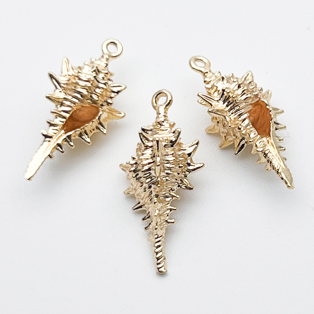 Подвеска Ракушка, цвет золото, размер 22*9 мм, цена за 1 шт