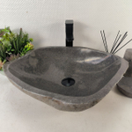 Раковина из речного камня RS-65099 54*47*15 0857