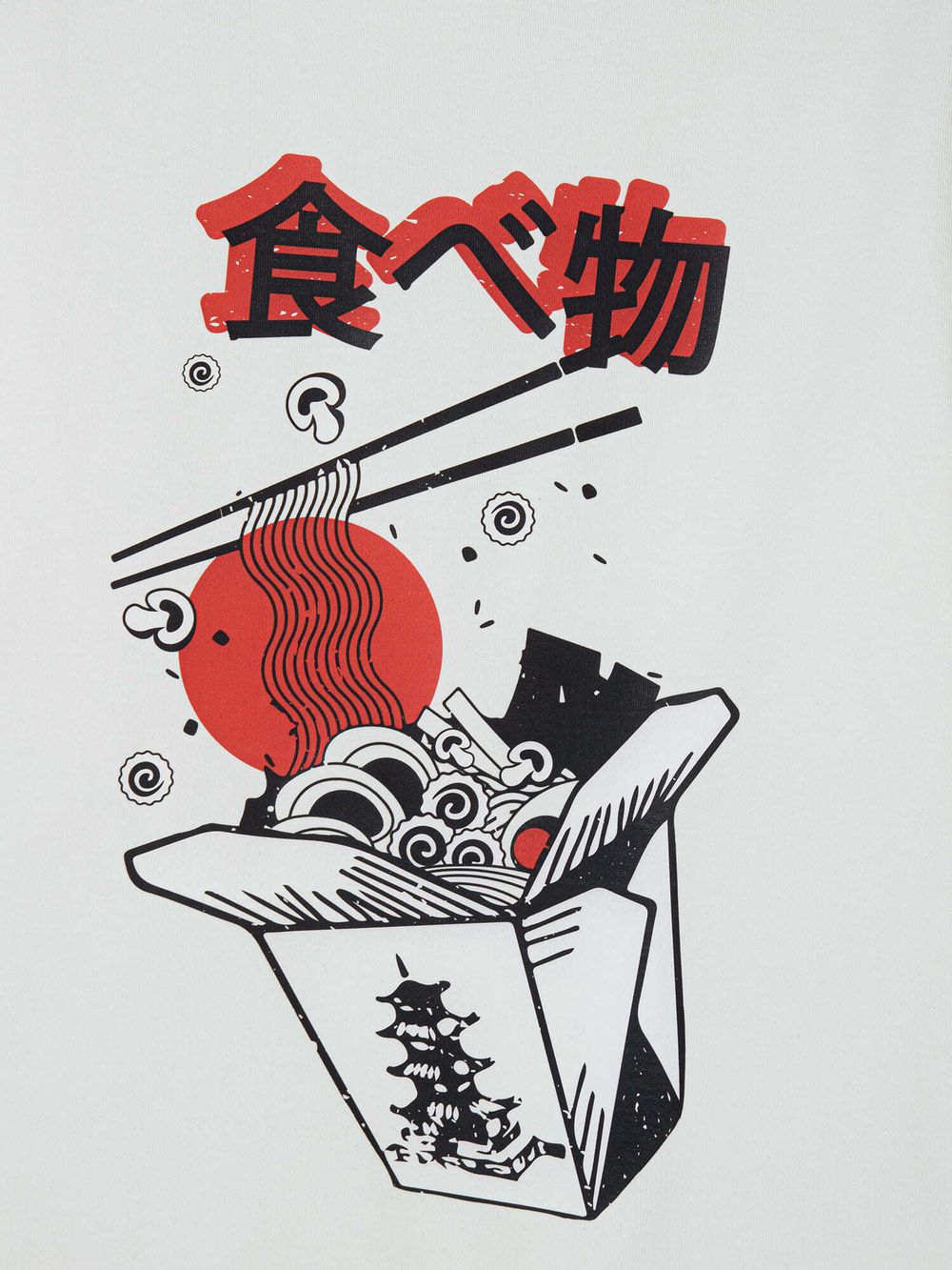 Футболка оверсайз "Тофу" с принтом 7+