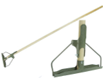 Тряпкодержатель металлический с деревянным черенком 200мм