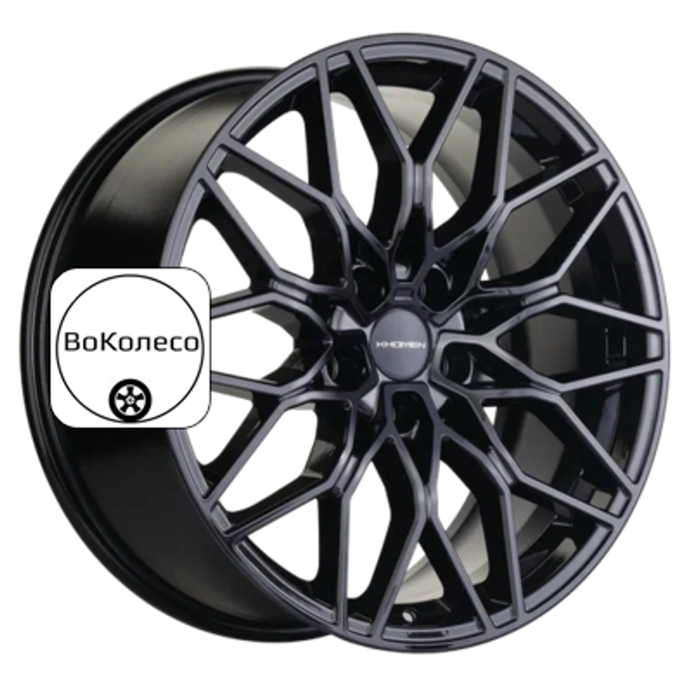 8,5x19/5x112 ET28 D66,6 KHW1902 (Audi/VW) Black Khomen Wheels