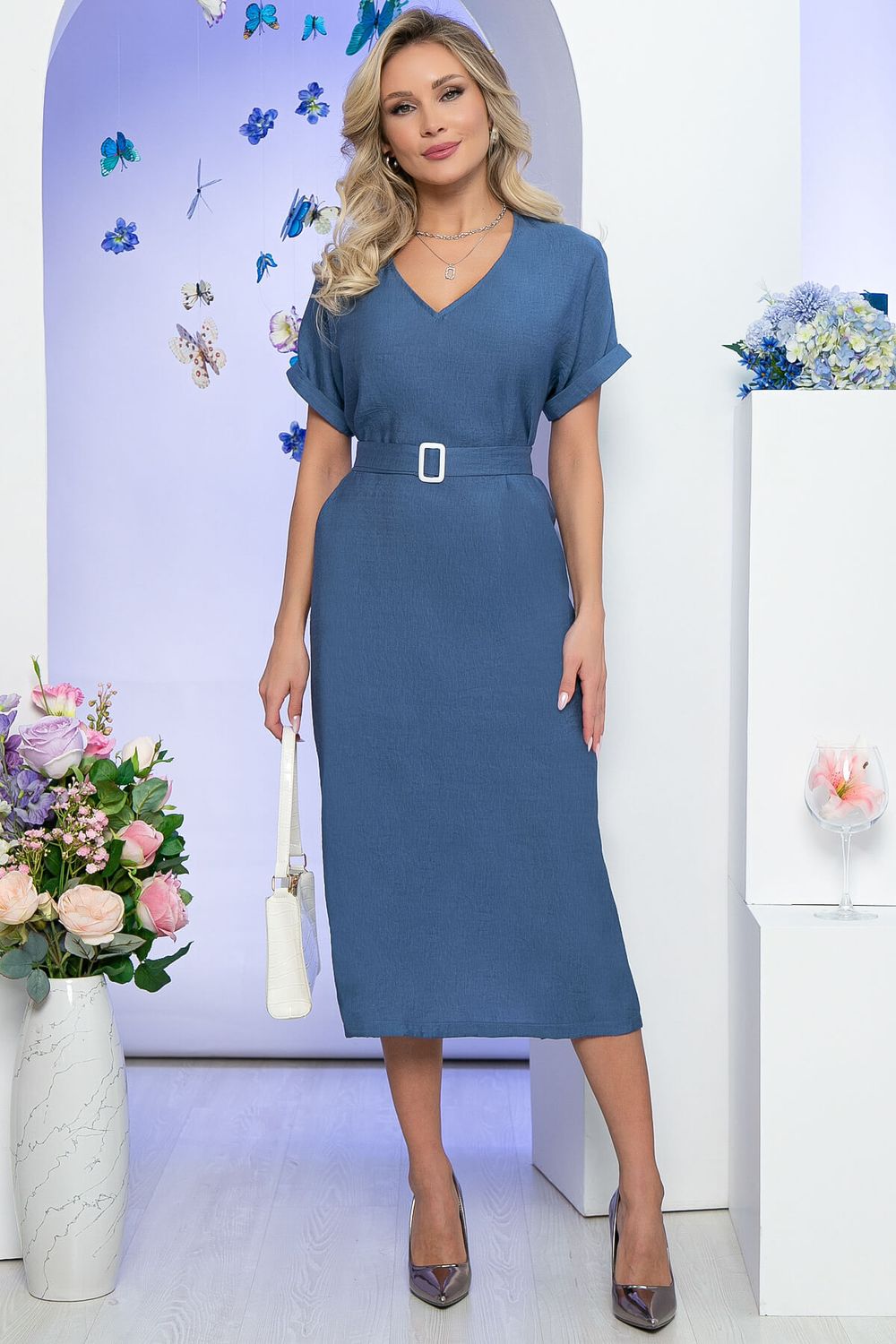 Платье "Герда" (джинс) П5493 LT Collection