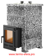 Печь для бани Эверест "Steam Master 38 ЧУГУН" Пироксенит Элит, S-40