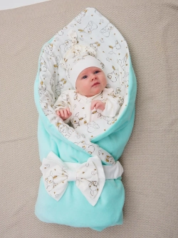 Конверт на выписку весна c костюмом