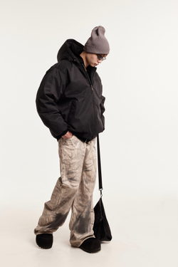 Jacket Peach Black