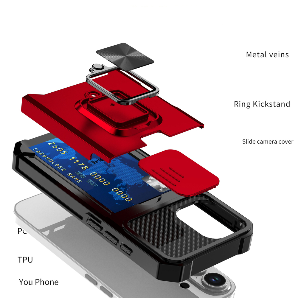Противоударный чехол Сard Reader Case для iPhone 17