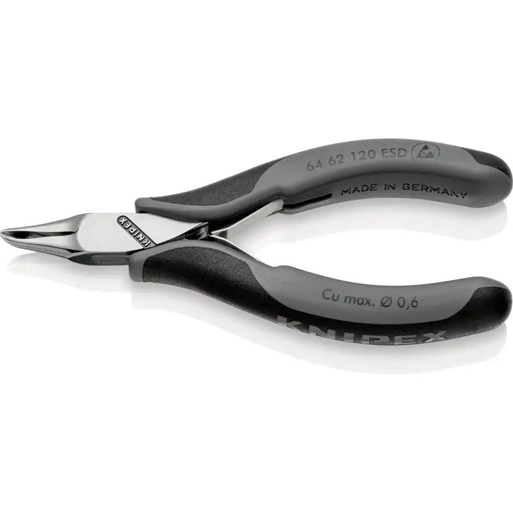 Кусачки торцевые для электроники антистатические 120 мм Knipex 64 62 120 ESD
