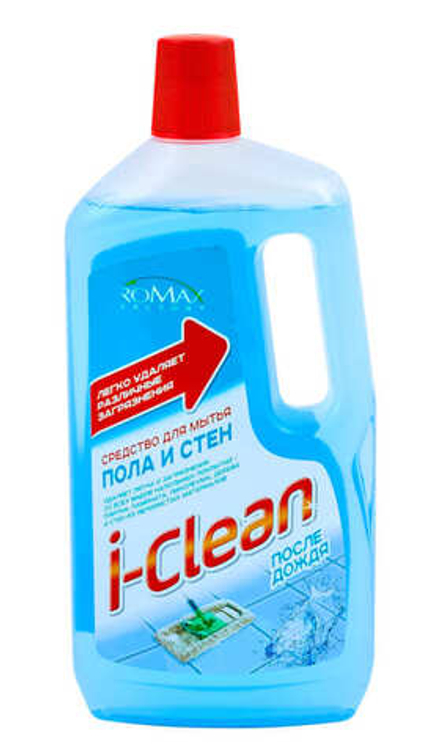 Средство для мытья пола и стен "i-Clean" После дождя 1л. Romax