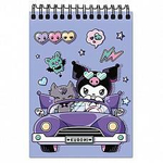 Блокнот А6 60л."Куроми" на гребне, целлюлозный картон (Центрум)