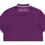 A Bathing Ape X Fred Perry Color Camo Polo фиолетовый PPX