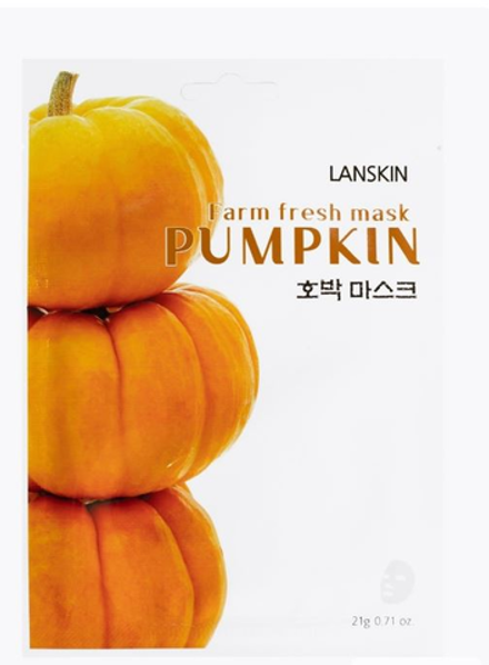 LanSkin Маска для лица тканевая восстанавливающая ТЫКВА 21 гр