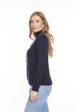 СВИТЕР ИЗ ШЕЛКОВОЙ И ШЕРСТЯНОЙ ПРЯЖИ