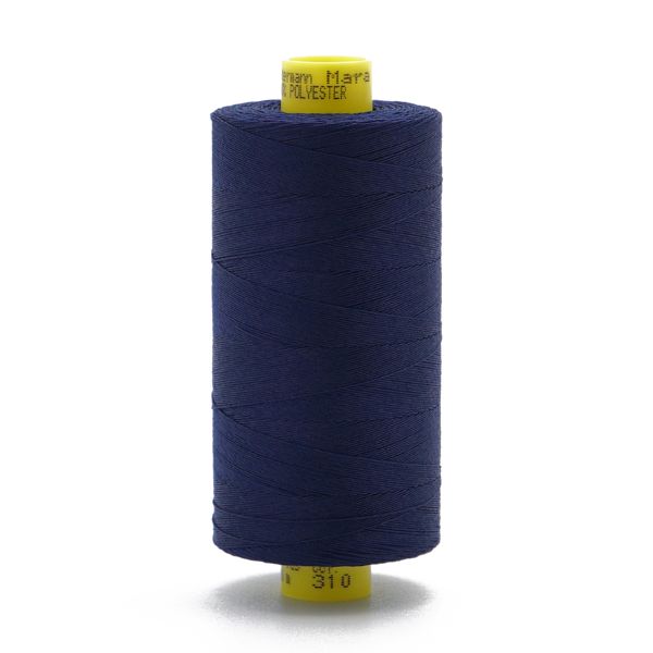 Нитка Gutermann Mara 70 (700 метров), 1 кат., для плотных тканей | 310 т.чернильный