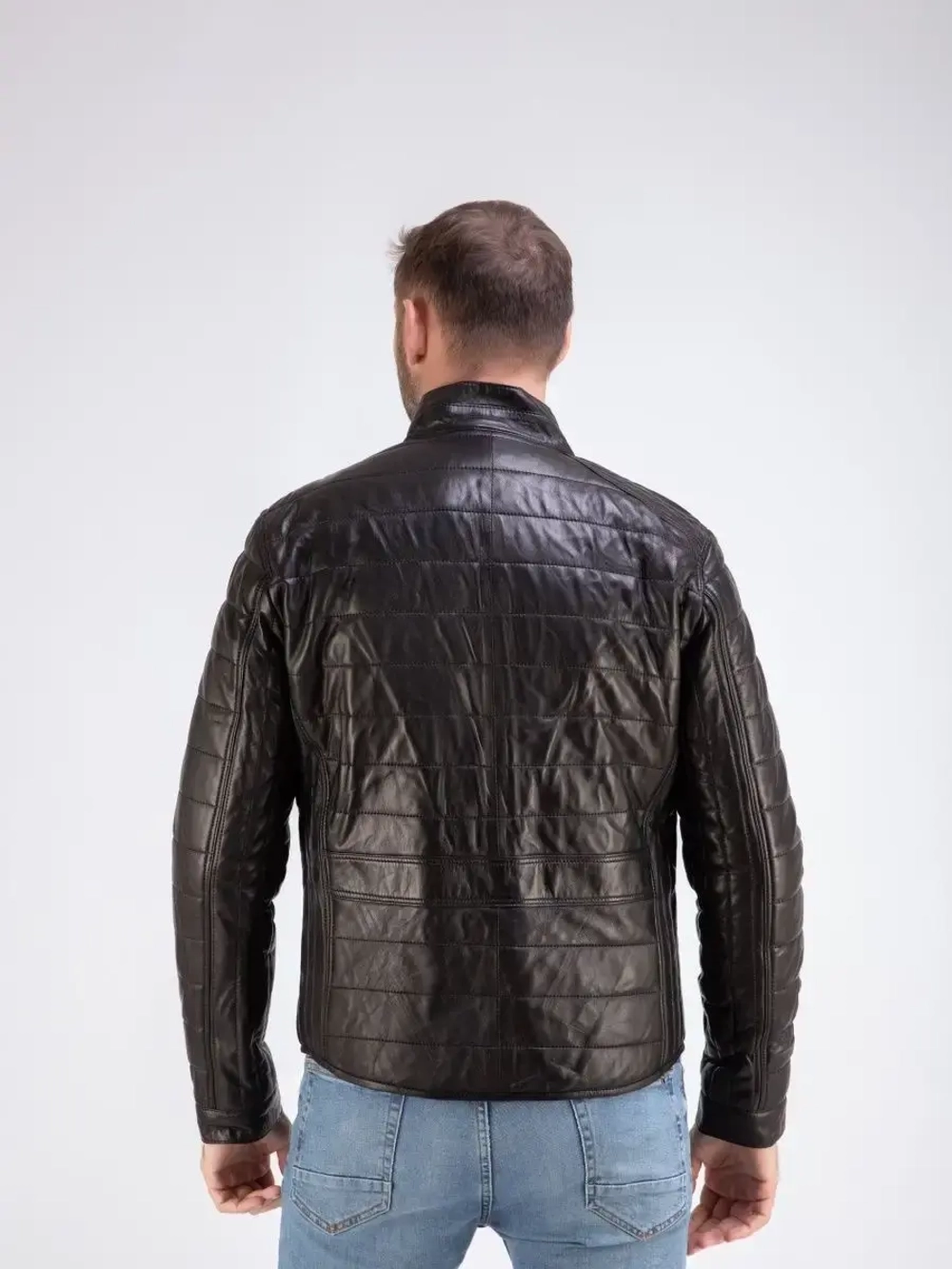 Куртка весна кожаная натуральная утепленная