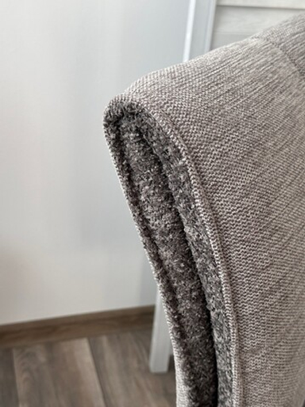 Стул М-City DISAUR Понс (Ponce) поворотный на поворотный на 360 градусов, 07 Серый, ткань, 841-16 Серый, букле, Черный