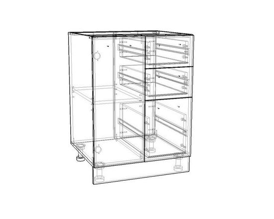 Стол кухонный ТОКИО-113-74-300-300 /600*820*519/