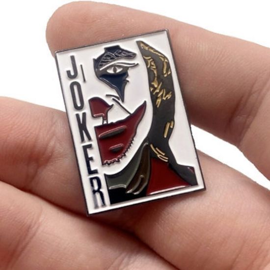 Значок металлический "Джокер", 2,8x2см