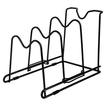 Подставка для крышек кастрюль и разделочных досок Piggvar, цвет: чёрный, материал: металл