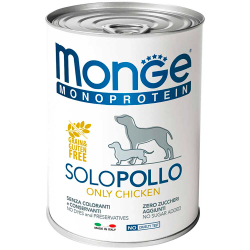 Monge Dog Solo 400 г курица - консервы для собак (паштет)