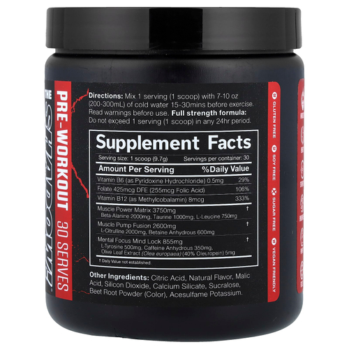 JNX Sports, The Shadow! ®, перед тренировкой, арбуз, 291 г (10,3 унции)