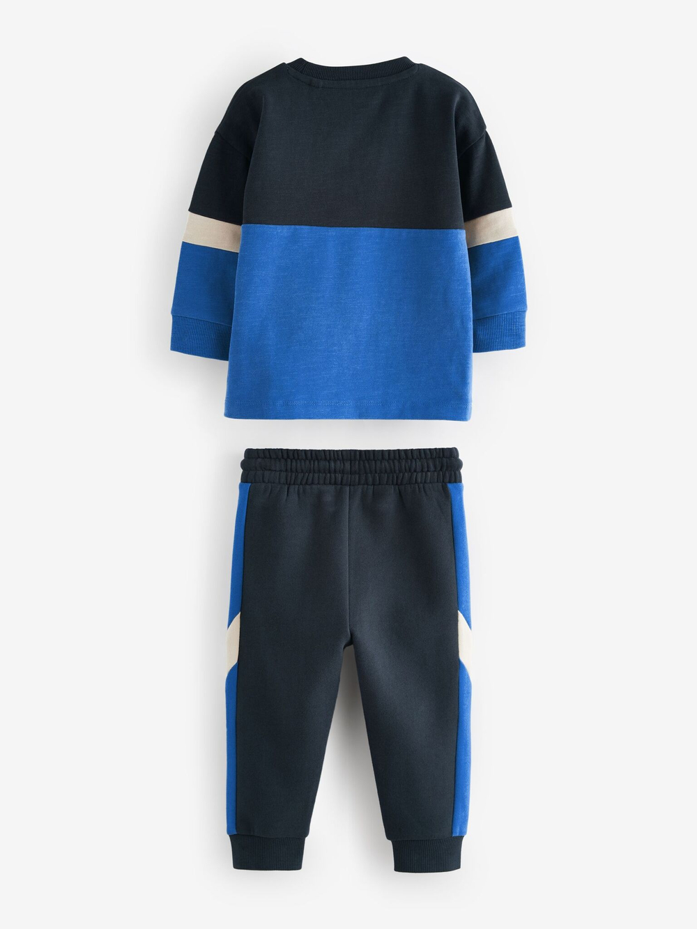 Лонгслив и джоггеры в комплекте для мальчика Next 683-048, Синий