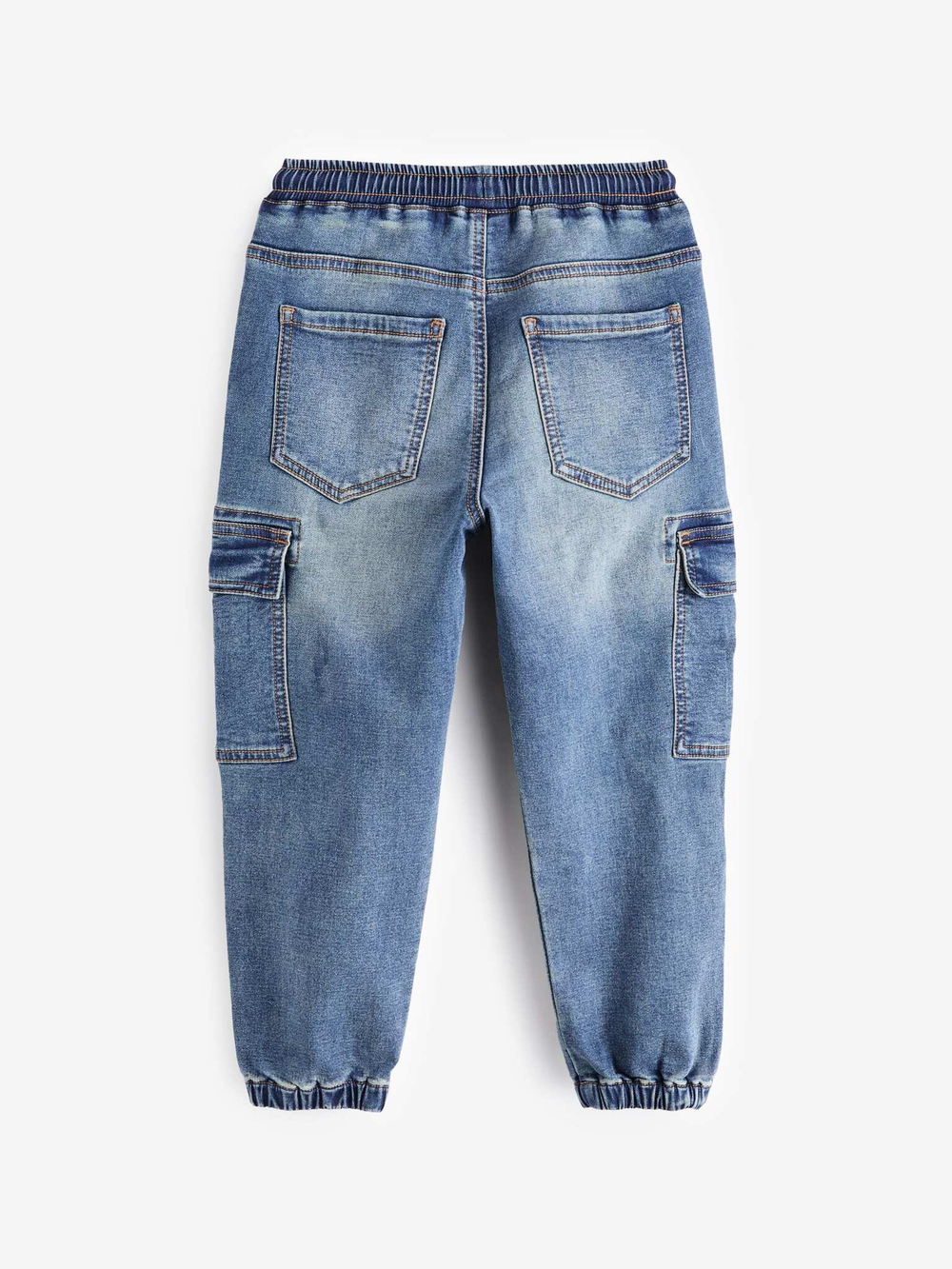 Джинсы карго для мальчика Next 186-200, Синий