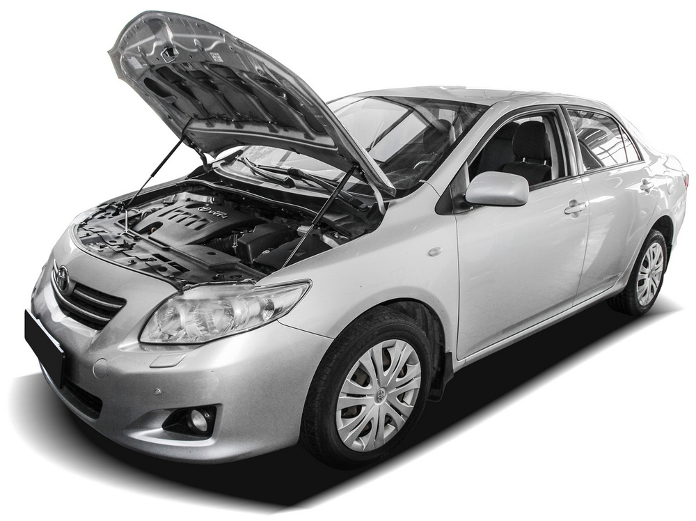 Упоры капота АвтоУпор для Toyota Corolla E150 2006-2013, 2 шт., UTOCOR021
