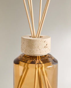 Zara Home Аромадиффузор Oud clat 670 мл, тростниковые палочки микадо, аромат восточный древесный, Коричневый