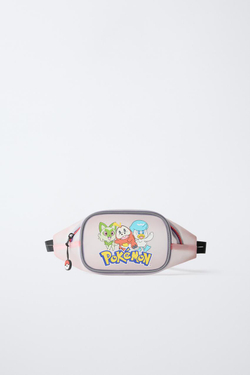 ZARA ПРОРЕЗИНЕННАЯ ПОЯСНАЯ СУМКА POKÉMON ™, КРАСНЫЙ