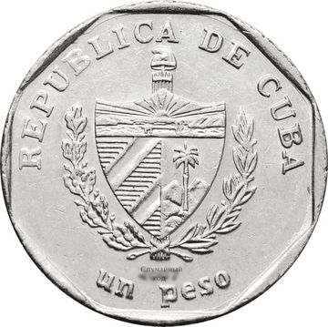 1 песо 1994-2018 Куба