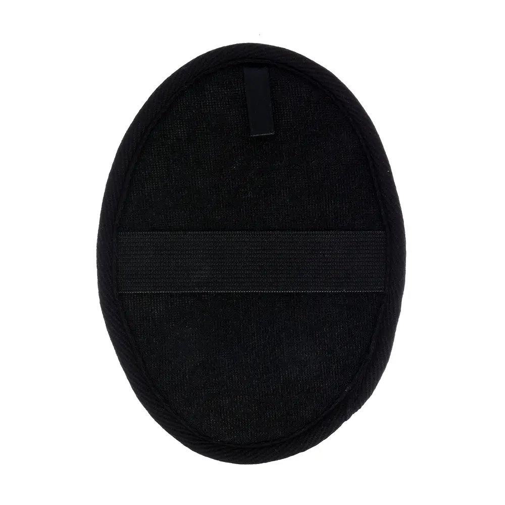 Мочалка «Мужская» спонж, 13х17,5 см, medium/soft, чёрно-серая, для бани и сауны «Банные штучки»/ 30