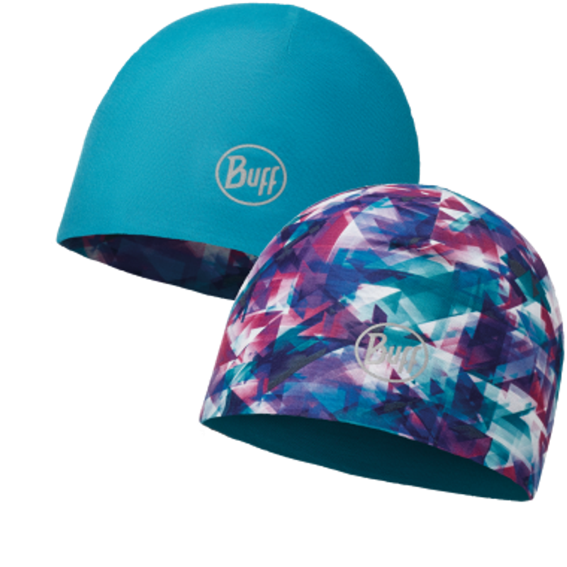 Двухсторонняя спортивная шапка Buff R-Flected Turquoise - Blue Фото 1