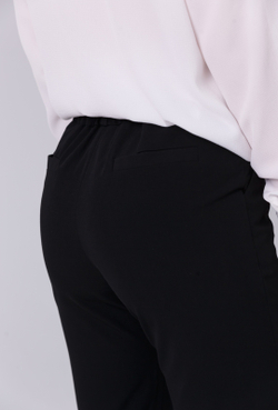 Брюки женские для девушки синие темно-синие  школьные классика классические демисезонные прямые на резинке с поясом деловые офисные бананыстрогие