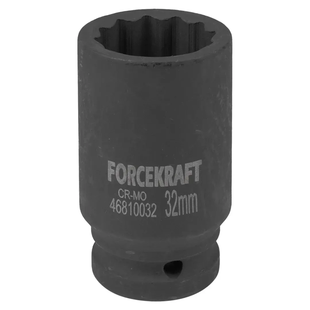 Головка ударная глубокая 3/4'', 32мм (12гр.) FORCEKRAFT FK-46810032
