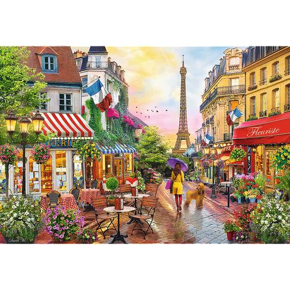Puzzle "1500" - Charming Paris