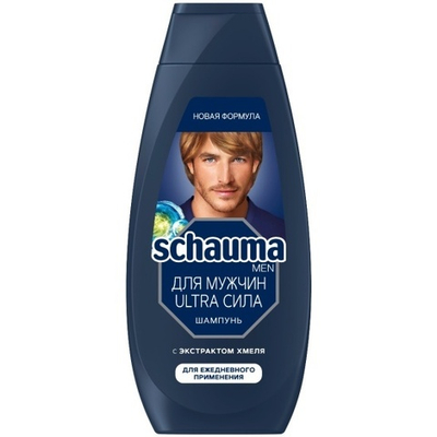 SCHAUMA MEN шамп.ULTRA СИЛА с хмелем (360мл)