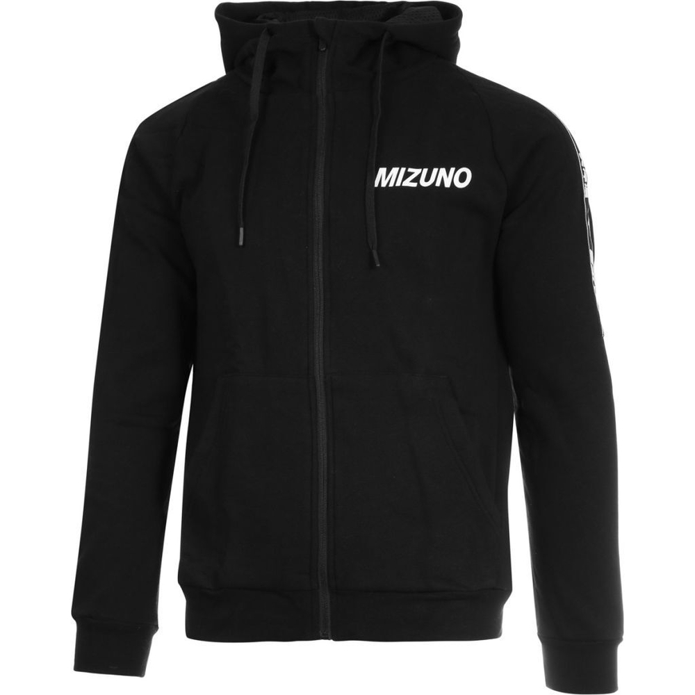 Мужская теннисная кофта Mizuno Sweat Jacket - black