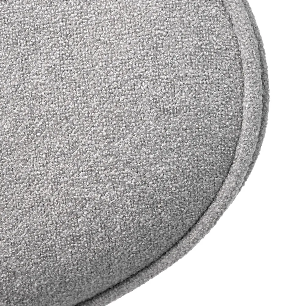 Стул Bradex Home Lucas 3 серый букле с ножками цвета орех