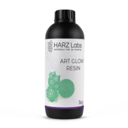 Фотография — Фотополимер HARZ Labs ART Glow Resin, светящийся зеленый (1 кг)
