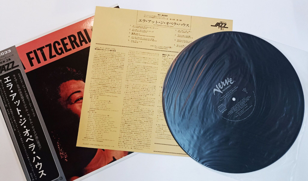 Винтажная виниловая пластинка LP Ella Fitzgerald At The Opera House (Japan 1980)