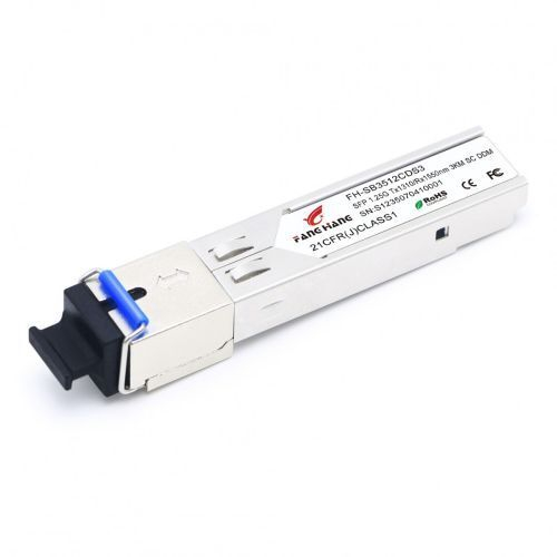SFP-ESB3512-10 Одноволоконный оптический SFP модуль, TX1310/RX1550nm, 10км, SC, комплект 2 шт