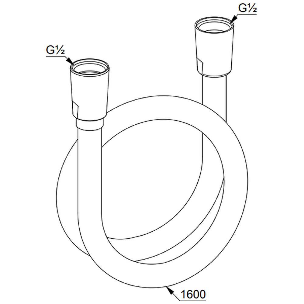 Душевой шланг Suparaflex Kludi Supra 6107205-00