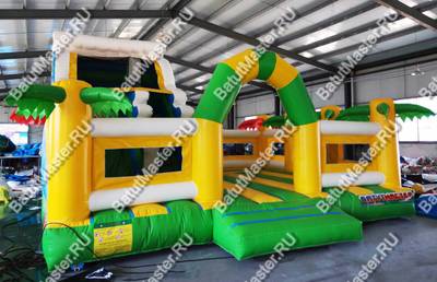 Коммерческий батут "Яркая поляна" 6*5*4 м