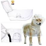 Дождевик для мелких пород собак «KOMFORT», прозрачный, р M