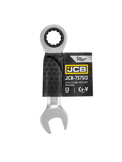 Ключ трещоточный короткий 13мм JCB JCB-757S13