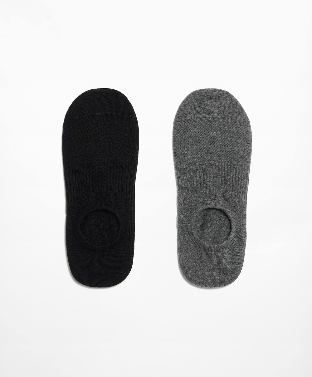 OYSHO Две пары носков для йоги и пилатеса из смесового хлопка, черный