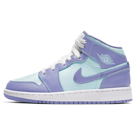 Кроссовки Air Jordan 1 Mid GS Purple Pulse