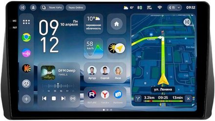 Магнитола для Toyota Wish 2 2009-2017 - Teyes CC4-PRO монитор 10.36" 2K QLED на Android 13, Snapdragon 778G, AI, CarPlay, DSP, 4G SIM-слот